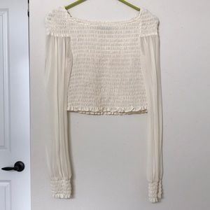 Smocked blouse